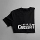Trenuję crossfit - męska koszulka z nadrukiem