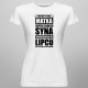 Fantastyczna matka super fajnego syna urodzonego w lipcu - damska koszulka z nadrukiem