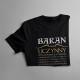 Baran cechy znaku zodiaku - męska koszulka z nadrukiem