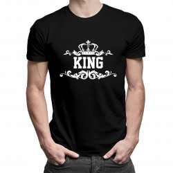 King - męska koszulka z nadrukiem