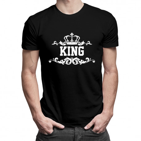 King - męska koszulka z nadrukiem