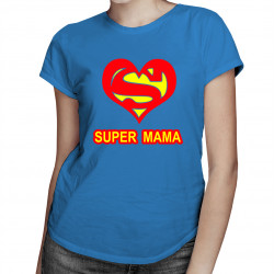 Super mama - damska koszulka z nadrukiem