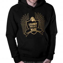 Legendy rodzą się w maju (husaria) - męska lub damska bluza z nadrukiem