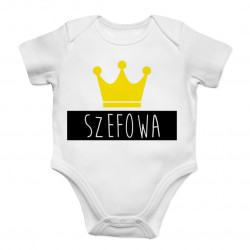 Szefowa - body dziecięce z nadrukiem