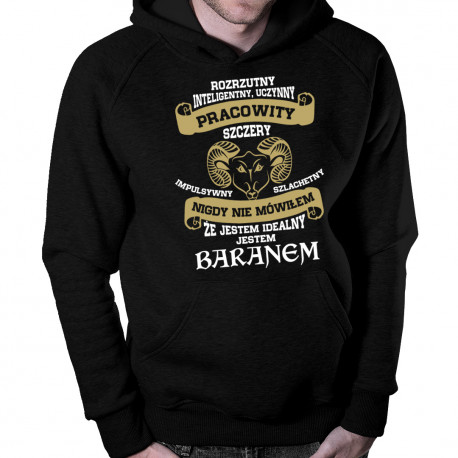 Jestem Baranem - męska bluza z nadrukiem