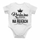 Królewna do noszenia na rękach - body dziecięce