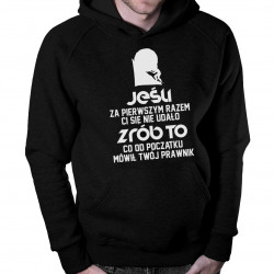 To co mówił twój prawnik - męska bluza z nadrukiem