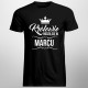 Królowie rodzą się w marcu - męska koszulka z nadrukiem