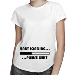 Baby loading ... - damska koszulka z nadrukiem