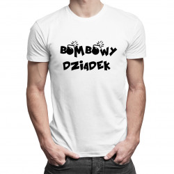 Bombowy dziadek - męska koszulka z nadrukiem
