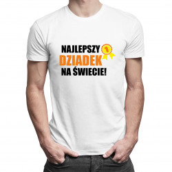 Najlepszy dziadek na świecie - męska koszulka z nadrukiem
