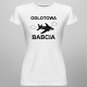 Odlotowa babcia - damska koszulka z nadrukiem