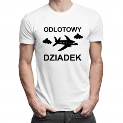 Odlotowy dziadek - męska koszulka z nadrukiem