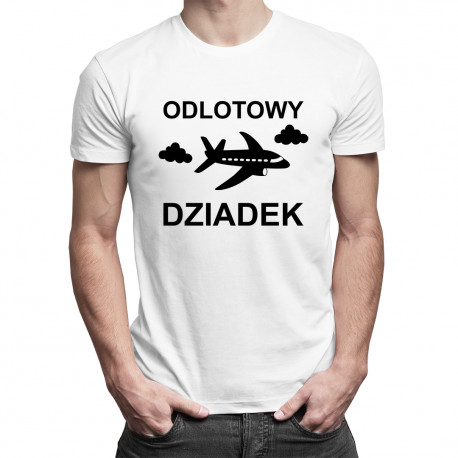 Odlotowy dziadek - męska koszulka z nadrukiem