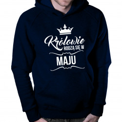 Królowie rodzą się w maju – męska bluza z nadrukiem