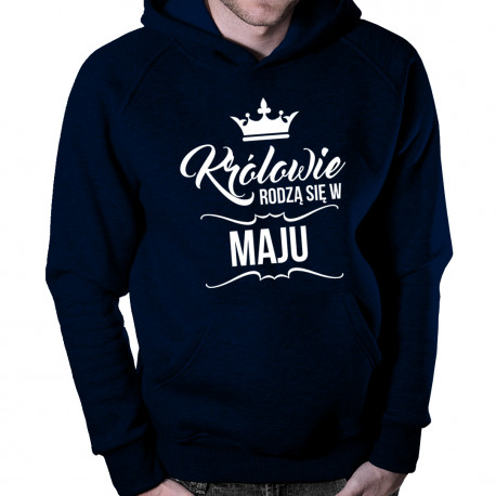 Królowie rodzą się w maju – męska bluza z nadrukiem