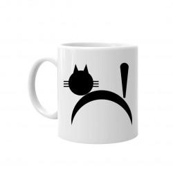 Kot - kubek ceramiczny z nadrukiem