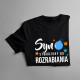 Syn - stworzony do rozrabiania - koszulka dziecięca z nadrukiem