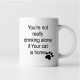 You're not really drinking alone - kubek ceramiczny z nadrukiem