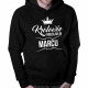 Królowie rodzą się w marcu – męska bluza z nadrukiem
