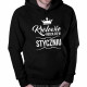 Królowie rodzą się w styczniu – męska bluza z nadrukiem