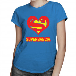 Super babcia - damska koszulka z nadrukiem