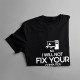 No, I will not fix your computer - męska koszulka z nadrukiem