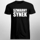 Szwarny synek - męska koszulka z nadrukiem