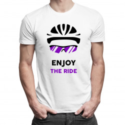 Enjoy the ride -  męska koszulka z nadrukiem