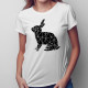 Geometric Bunny - męska koszulka z nadrukiem