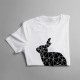 Geometric Bunny - męska koszulka z nadrukiem