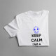 Keep Calm I'm a New Dad - męska koszulka z nadrukiem
