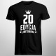 20 lat Edycja Limitowana - męska koszulka z nadrukiem - prezent na urodziny