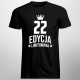 22 lata Edycja Limitowana - męska koszulka z nadrukiem - prezent na urodziny