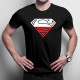 Polski Superman - męska koszulka z nadrukiem