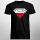 Polski Superman - męska koszulka z nadrukiem