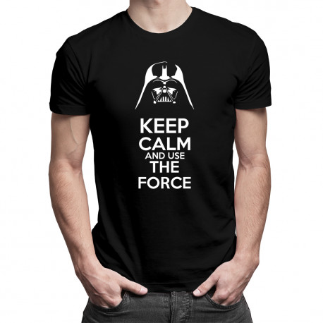 Keep Calm Star Wars - męska koszulka z nadrukiem