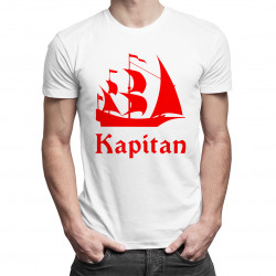 Kapitan - męska koszulka z nadrukiem