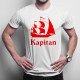 Kapitan - męska koszulka z nadrukiem