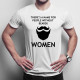 There's a name for people without beards - męska koszulka z nadrukiem