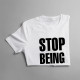 Stop Being Poor