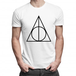 Deathly Hallows - męska koszulka z nadrukiem