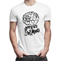 Where is my mind? - męska koszulka z nadrukiem