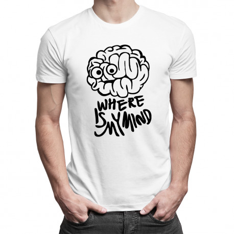 Where is my mind? - męska koszulka z nadrukiem