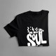 Bike is my soul - męska koszulka z nadrukiem
