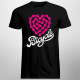 Bicycle – heartbeat chain - damska lub męska koszulka z nadrukiem
