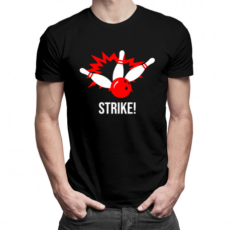 Strike! - męska koszulka z nadrukiem