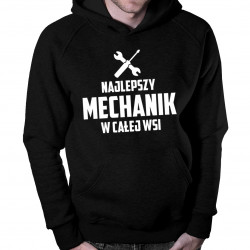 Najlepszy mechanik w całej wsi - męska bluza z kapturem