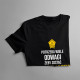 Potrzeba wiele odwagi, żeby zostać pszczelarzem - męska koszulka z nadrukiem