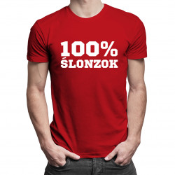 100% ŚLONZOK - męska koszulka z nadrukiem